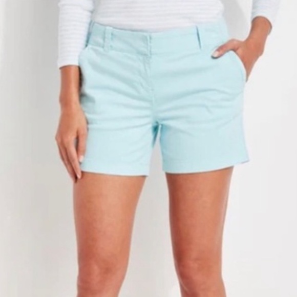 Southern Tide Wake Blue Inlet Performance 4" Inseam Women's Shorts Size 6 NWT